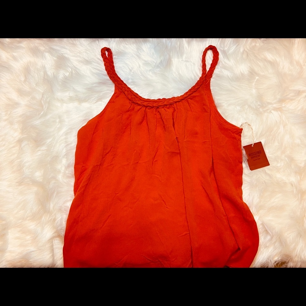Mossimo Orange spaghetti strap tank top xl